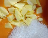 A picture of step 2 of Home-made Mango Frooti.