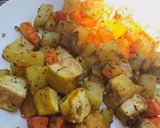 Foto langkah ke 4 dari resep AIR-FRYER GARLIC BUTTER VEGAN SNACK.
