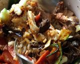 A picture of step 5 of Bibimbap #WYH.