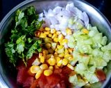A picture of step 3 of Corn Chaat.