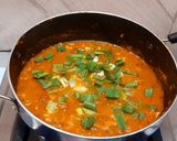 A picture of step 6 of Pav bhaji fondue.