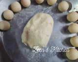 A picture of step 3 of Badami Bread Gulab Jamuns.