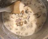 Garlic Mushroom soup recipe step 4 photo