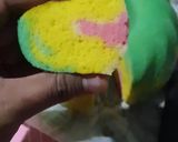Foto langkah ke 6 dari resep Bolu Pelangi Lembut.