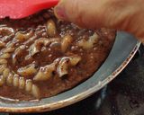A picture of step 5 of Chocolaty pasta.