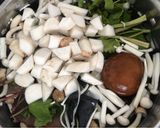 รูปขั้นตอนการทำที่ 1 ของ ลาบเห็ด5ชนิด เมนู (เจ) แซ่บๆ 🍄🌱🌶 ทำง่ายม๊ากกก
