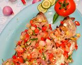 Foto langkah ke 5 dari resep Ikan selar bakar bumbu matah.