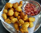 A picture of step 2 of Moong daal Vada.