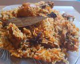 A picture of step 10 of Degi Biryani❤❤🤩.