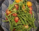 Une image de l'étape 6 de Salade tomates et haricots verts.