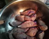 Foto langkah ke 1 dari resep Bubur Ubi Ungu.