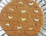 A picture of step 4 of Suji and Besan Barfi.