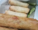 Foto langkah ke 9 dari resep Lumpia Isi Sayur, Daging Ayam, dan Telur.
