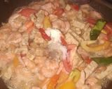 Foto langkah ke 6 dari resep Oseng Udang Tempe Simpel.