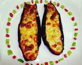 A picture of step 3 of Healthy Veggie stuffed Eggplant.