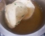 A picture of step 5 of Dhania poori.