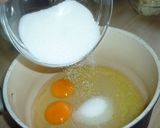 Citromkrém mangóval, szőlővel recept fázis 3 fotója