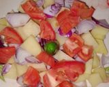 A picture of step 1 of Potato 🥔 karahi.