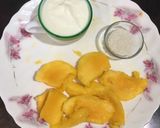 A picture of step 1 of Mango Lassi.