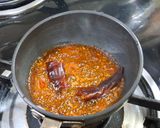 A picture of step 9 of Bihari Style Kadi Badi.