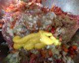 Foto del paso 1 de la receta: Bolas de carne rellenas con chorizo y tocineta