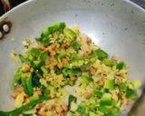 A picture of step 1 of Vegetable upma.