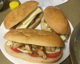 Hình bước làm 5 của món Panini buns chicken