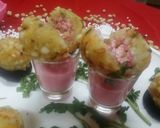 A picture of step 7 of Beetroot Paneer Stuffed Sagoo Bombs.