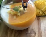 Une image de l'étape 9 de 🎄Panna 🥛cotta🥭 mangue 🍈kaki🍧 coco🥥.