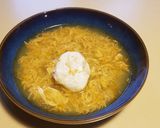 Tojásleves kenyérkockával recept fázis 3 fotója
