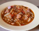 Gombás lecsó recept fázis 4 fotója