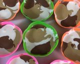 Foto langkah ke 3 dari resep Bolu Kukus Tiramisu Mini - 2 Telur.