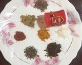 A picture of step 3 of Chatpata Masala Bhindi.
