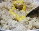 A picture of step 8 of Banana Sheera.