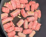 Foto del paso 2 de la receta: Salchichas con mix setas y salsita