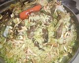 صورة لخطوة 1 من وصفة مقلوبه زهرة وبطاطا بلحمه 😋💞