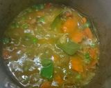 A picture of step 5 of Veg pulav.