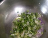A picture of step 3 of Besan pithla recipe.