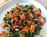 Foto langkah ke 4 dari resep Tumis Daun Pepaya.