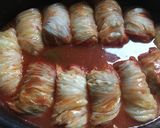A picture of step 15 of Easy Comfy Stewed Napa Cabbage Rolls (Stuffed Cabbage) with Oats.