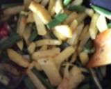 Chilli bhindi bateta (ladyfinger and chips) recipe step 4 photo
