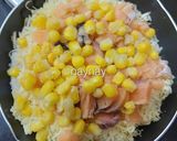 Foto langkah ke 4 dari resep Sweet Corn Salmon Melt Pizza (Gluten Free).