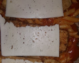 Foto del paso 8 de la receta: Macarrones al horno entre capas de berenjenas con abrigo y queso