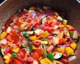 A picture of step 3 of Ratatouille (French Vegetable Stew).