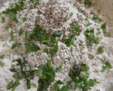 A picture of step 1 of Sattu Ka Paratha.
