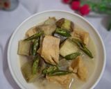 Foto langkah ke 6 dari resep Jangan Lombok Ijo Terong Tahu.
