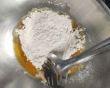 A picture of step 3 of Wheat flour dates laddu.