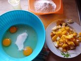 Torta di pesche e mandorle