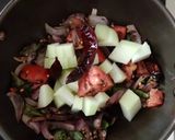 A picture of step 3 of Chow Chow chutney.
