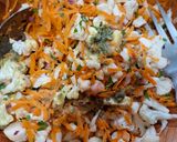 Foto del paso 3 de la receta: Ensalada de coliflor con zanahoria